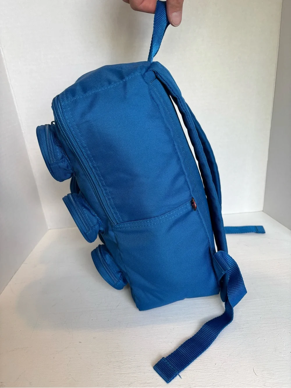 LEGO Kids Backpack Blue Brick With Pockets Bag Vintage 2007